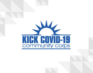 Kick COVID-19 logo