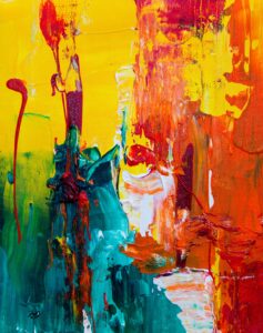 Colorful abstract painting
