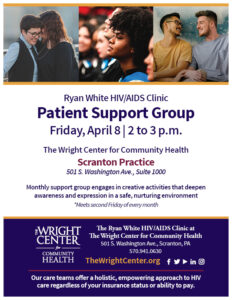 Patient Support Group flyer