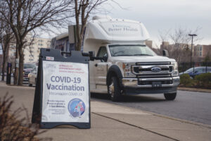The Wright Center for Community Health’s 34-foot Driving Better Health mobile medical unit will hold a vaccination clinic on Wednesday, April 27 from 10 a.m. to 2 p.m. at the Hazleton Integration Project, 225 E. 4th St., Hazleton. The mobile medical unit will be parked in the Most Precious Blood Church parking lot.