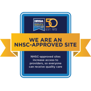 NHSC Anniversary Site Outreach Badge