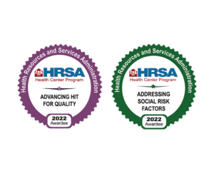 HRSA Badges awarded to The Wright Center