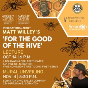 For the good of the hive mural event