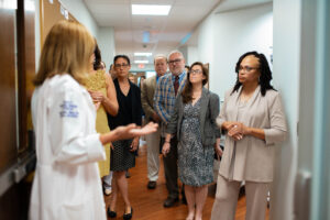U.S. Health and Human Services and Health Resources and Services Administration representatives tour The Wright Center for Community Health Scranton Practice
