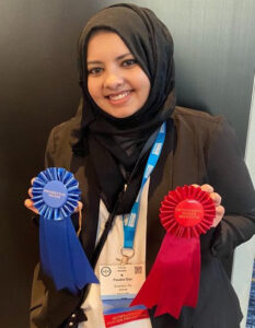 Dr. Fouzia Oza received the Presidential Poster Award and Outstanding Poster Presenter at The American College of Gastroenterology Annual Scientific Meeting, October 21-26, 2022, in Charlotte, North Carolina.