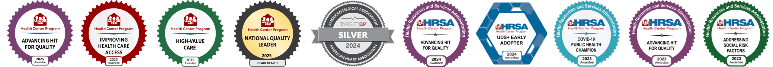 2023 Health Resources and Services Administration Badges