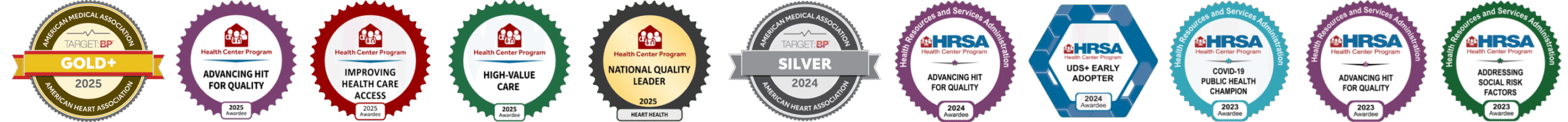 2023 Health Resources and Services Administration Badges