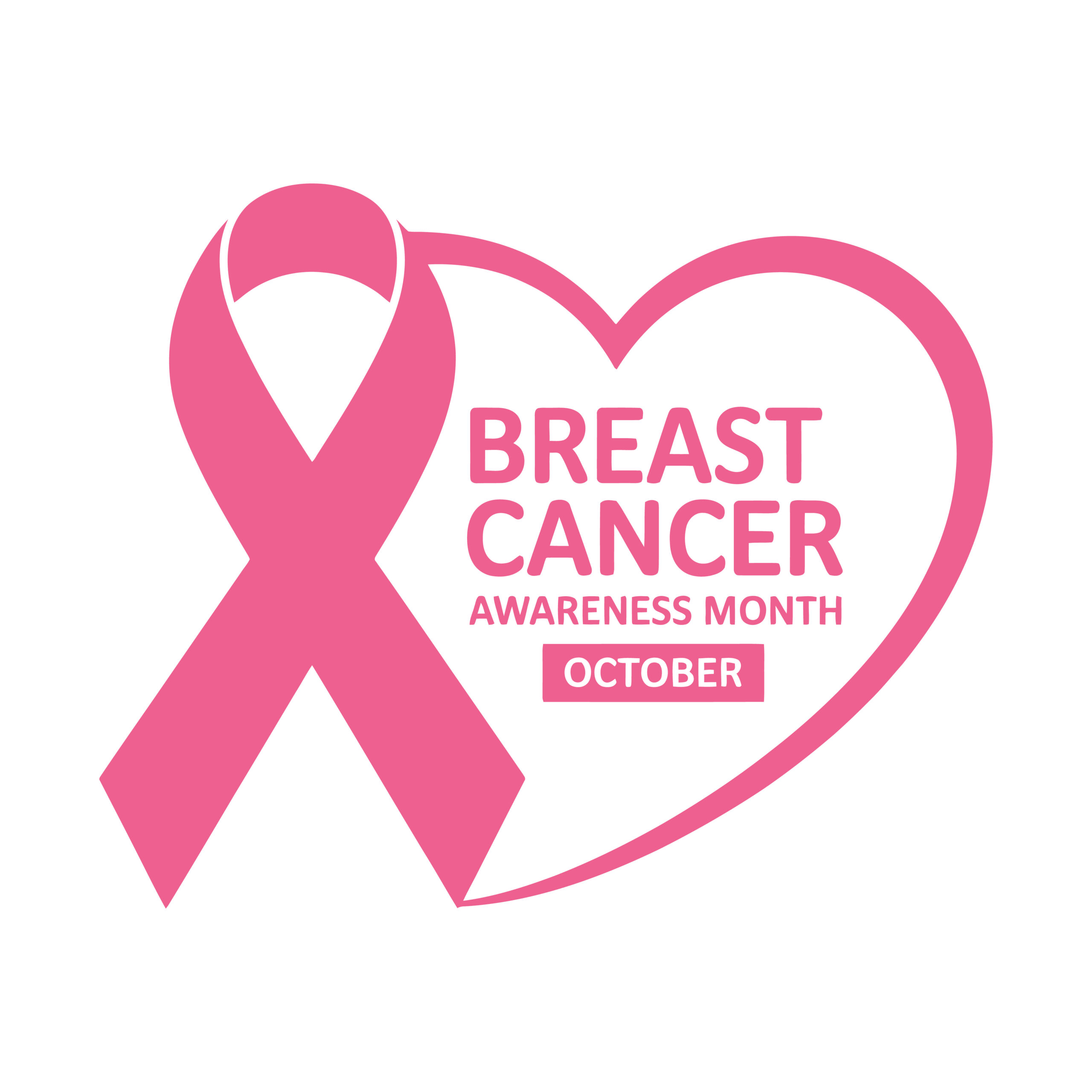 Breast Cancer Awareness Month Pink Ribbon