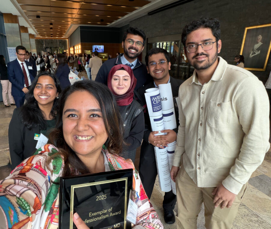 Resident physicians presented and competed at the PA-ACP Eastern Region Doctor's Dilemma and Poster Competition in Scranton, Pennsylvania, in October 2025.