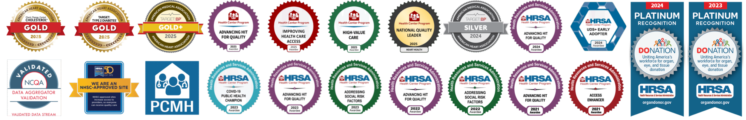 2023 Health Resources and Services Administration Badges