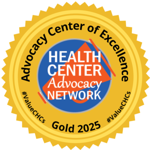 Advocacy Center of Excellence Gold 2025 emblem