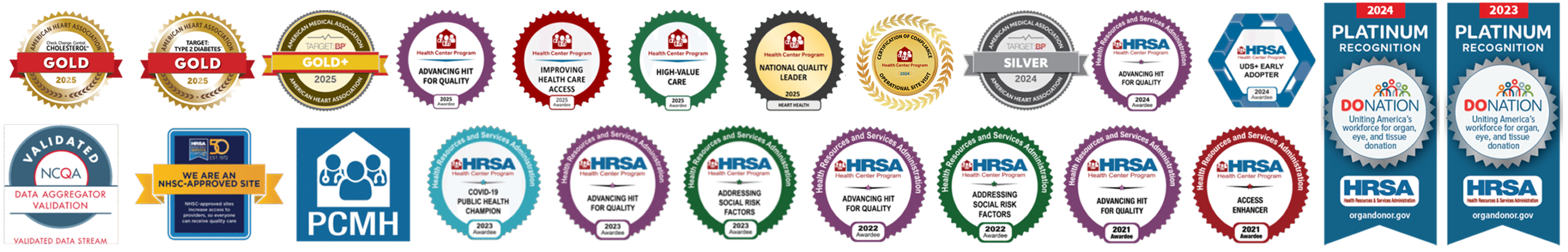 2023 Health Resources and Services Administration Badges