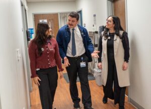 Drs. Ramsha Khan, Enrico Pelicci, and Sandra Rabat