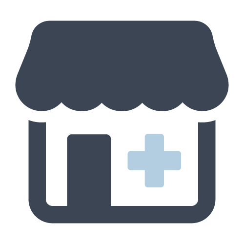 Web icon of a Pharmacy building