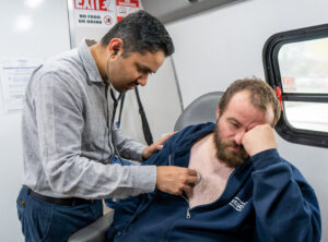 The Wright Center's street medicine team at the Community Intervention Center