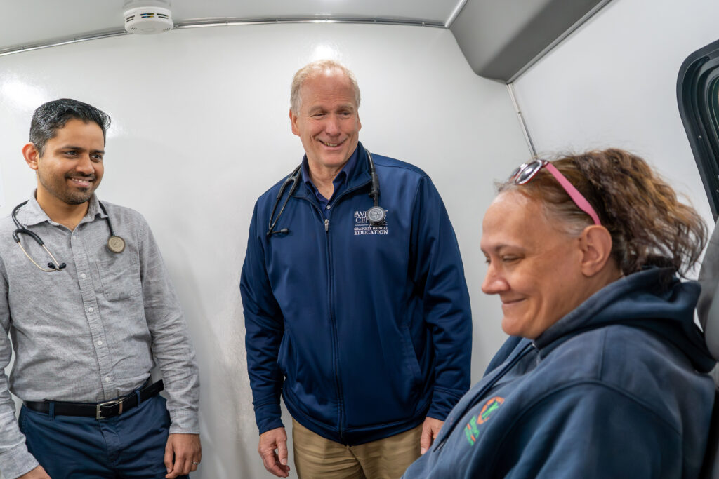 The Wright Center's street medicine team at the Community Intervention Center