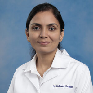 headshot of geriatrics fellowship alumni Dr Padman Kumari