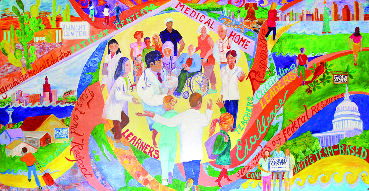 The Wright Center for Community Health’s community art showcased in national traveling gallery