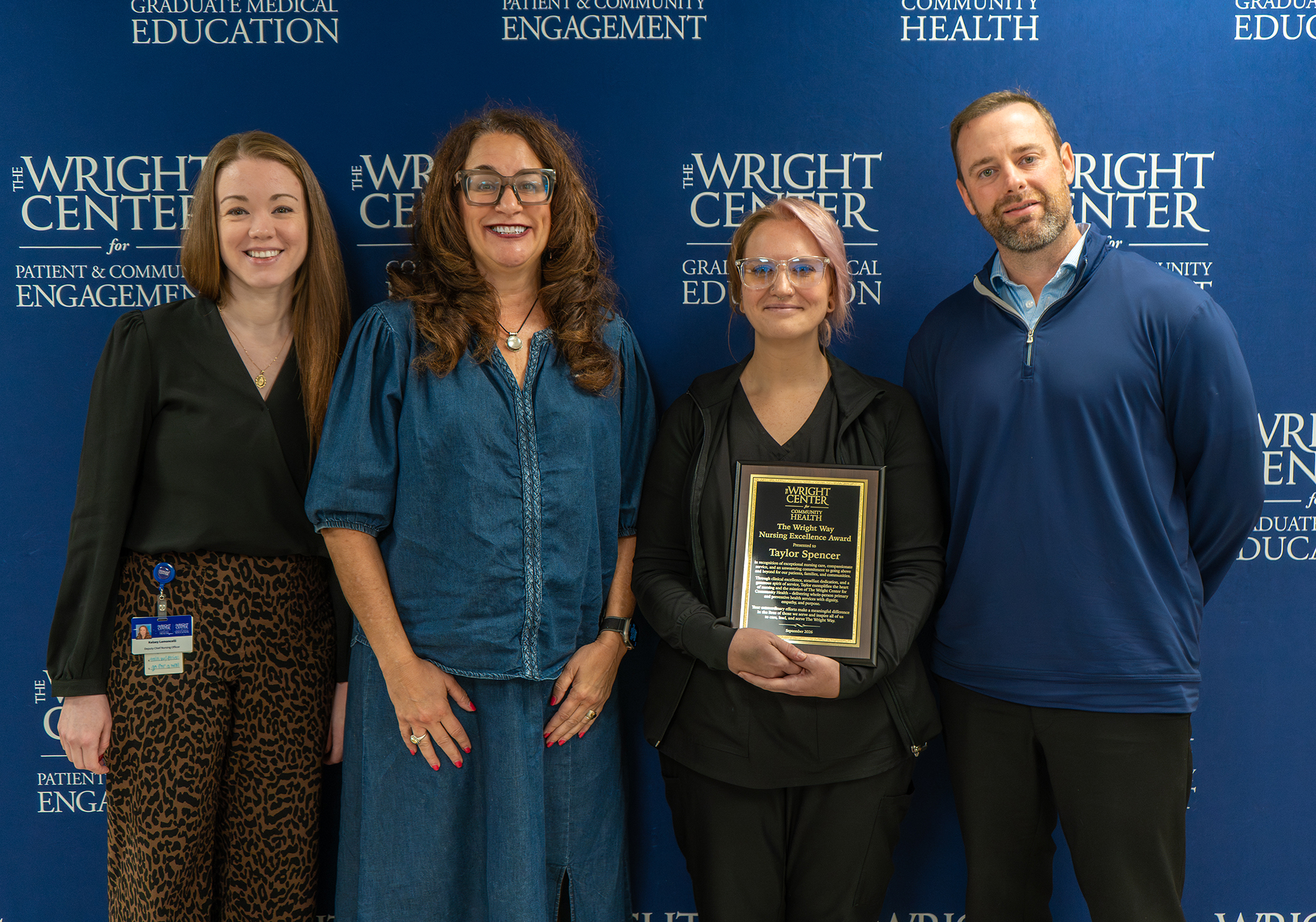The Wright Center for Community Health recognizes the power of nursing with new quarterly award